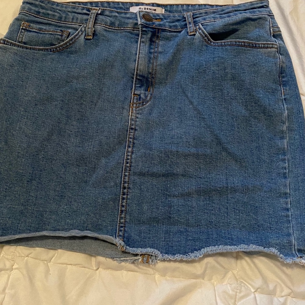 jean skirt
